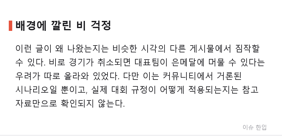 이기고 있는데 은메달? 야구대표팀 글 하나에 커뮤니티가 술렁인 이유 - 4/8
